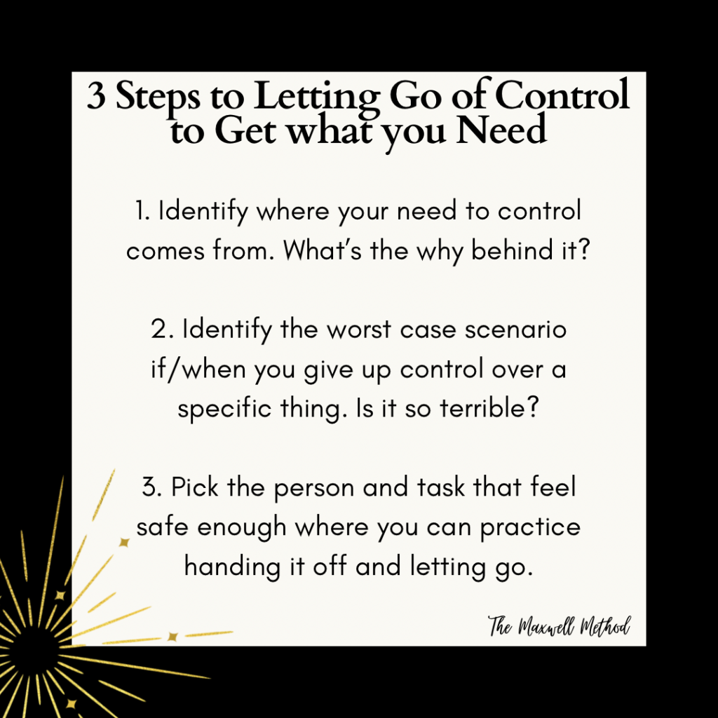 When to Let Go of Control in Your Business